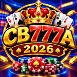CB777A Game 2026 logo with golden crown, playing cards and casino chips