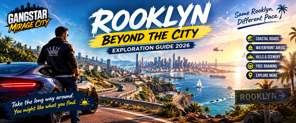 Gangstar Mirage City Rooklyn Beyond the City exploration game logo